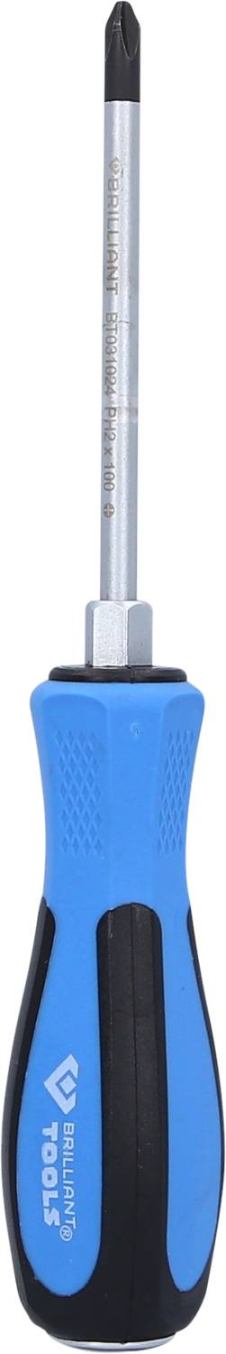 Brilliant Tools BT031024 BT031024 Kruiskop schroevendraaier PH 2