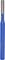Blauer Metallbohrer mit silberner Spitze, zylindrische Form, geeignet für präzise Bohrarbeiten.