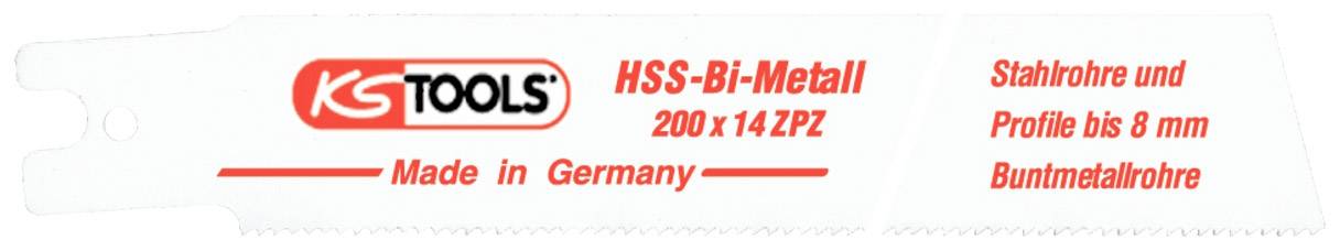 KS TOOLS Säbelsägeblatt Rems, HSS-Bi-Metall, 200mm, 1,8mm, 5er Pack (129.4454)