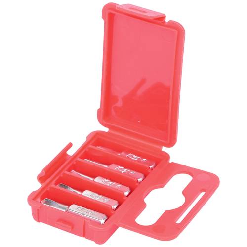 KS Tools 911.2902 Torq-Bit S2-Stahl vernickelt C 6.3 5 St.