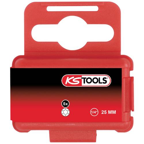 KS Tools 911.3500 9113500 Torx-Bit T 40 Spezialstahl vernickelt C 6.3 5 St.