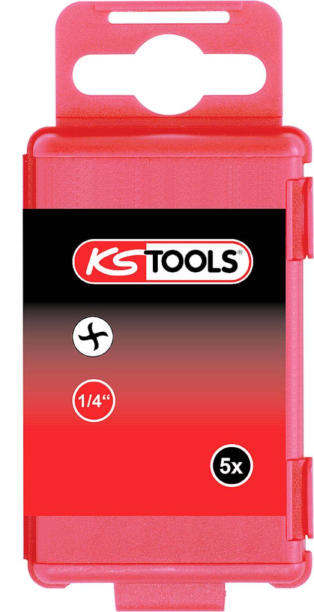 KS TOOLS 1/4\" Bit CLASSIC Torque, 75mm, 6mm, 5er Pack (911.7716)