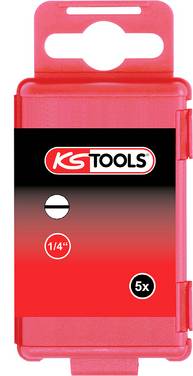KS Tools 911.7737 911.7737 Schlitz-Bit Antrieb: 1/4" (6.3 mm) Abtrieb: Schlitz 7 mm 75.0 mm