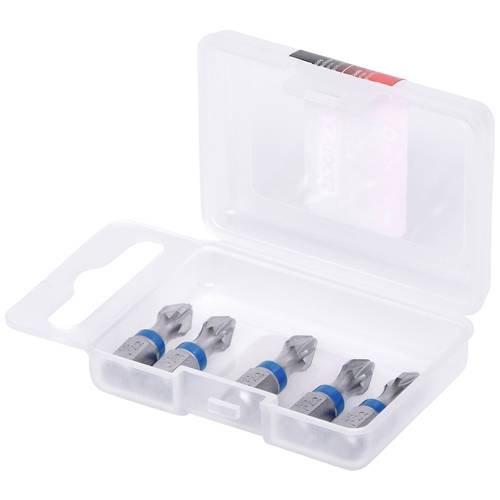 KS Tools 918.3211 9183211 Kreuzschlitz-Bit PZ 2 vernickelt C 6.3 5 St.