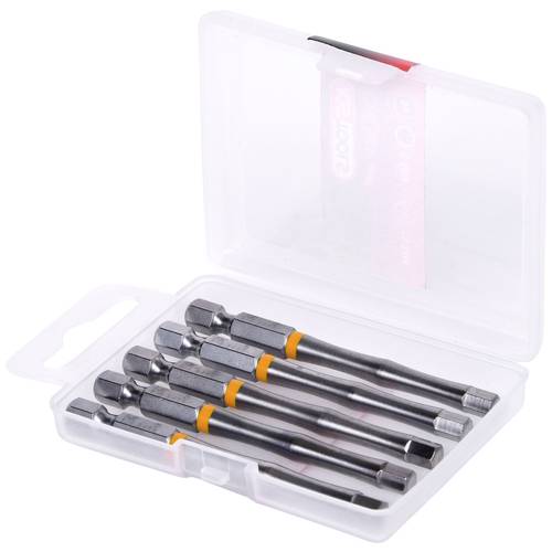 KS Tools 918.3461 Sechskant-Bit Spezialstahl vernickelt E 6.3 5 St.