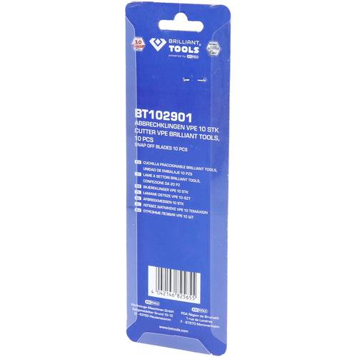 Brilliant Tools BT102901 Abbrechklingen VPE 10 Stk 10 St.