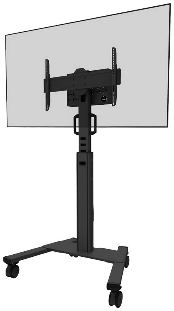 Neomounts FL50S-825BL1 TV-Rollwagen 94,0 cm (37") - 190,5 cm (75") Bodenständer, Neigbar, Höhenverstellbar