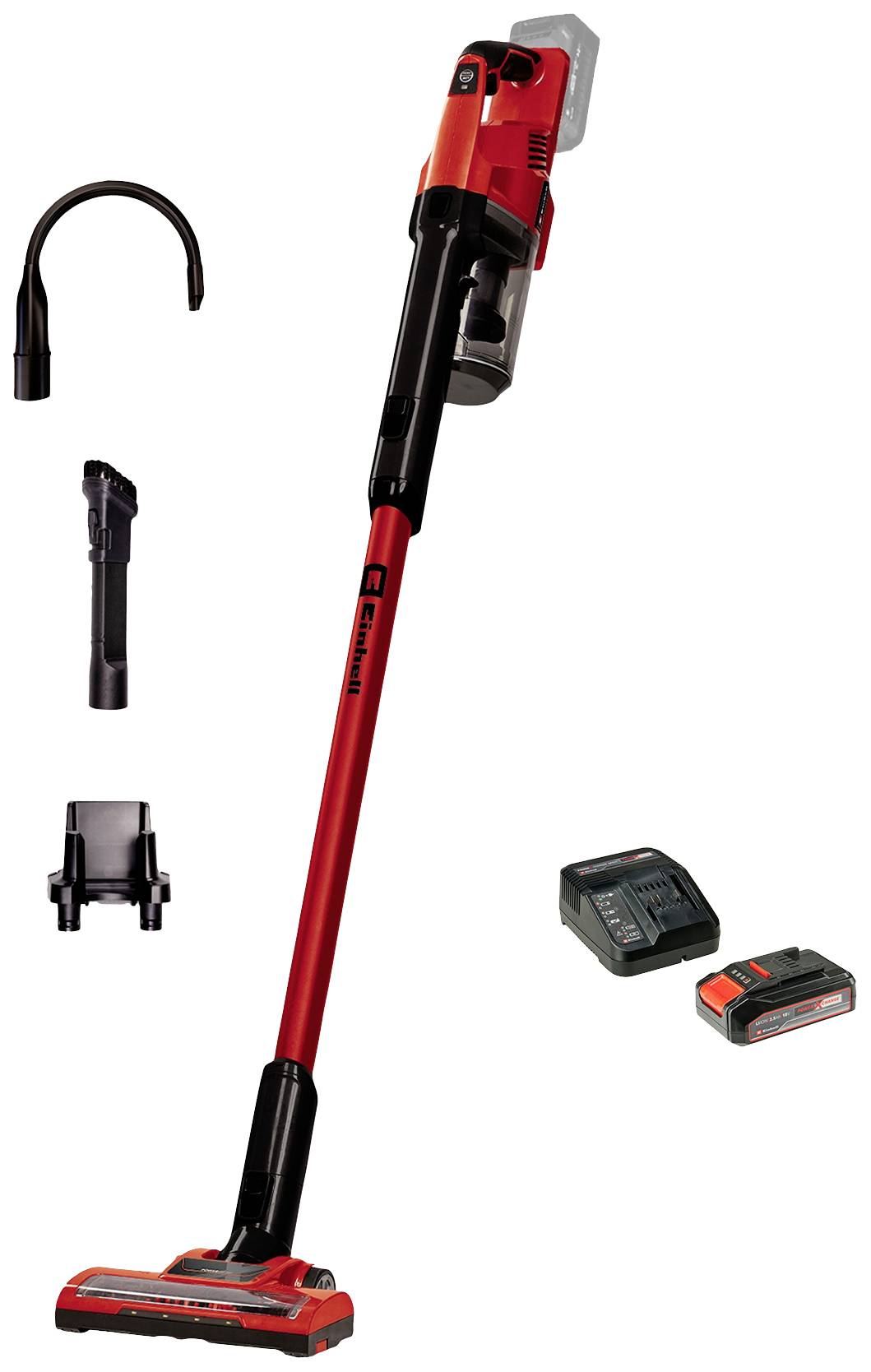 Einhell Power X-Change TE-SV 18 Li + 2,5 Ah Starter-Kit 2347182 Handdammsugare sladdlös Utan påse, inkl. batteri