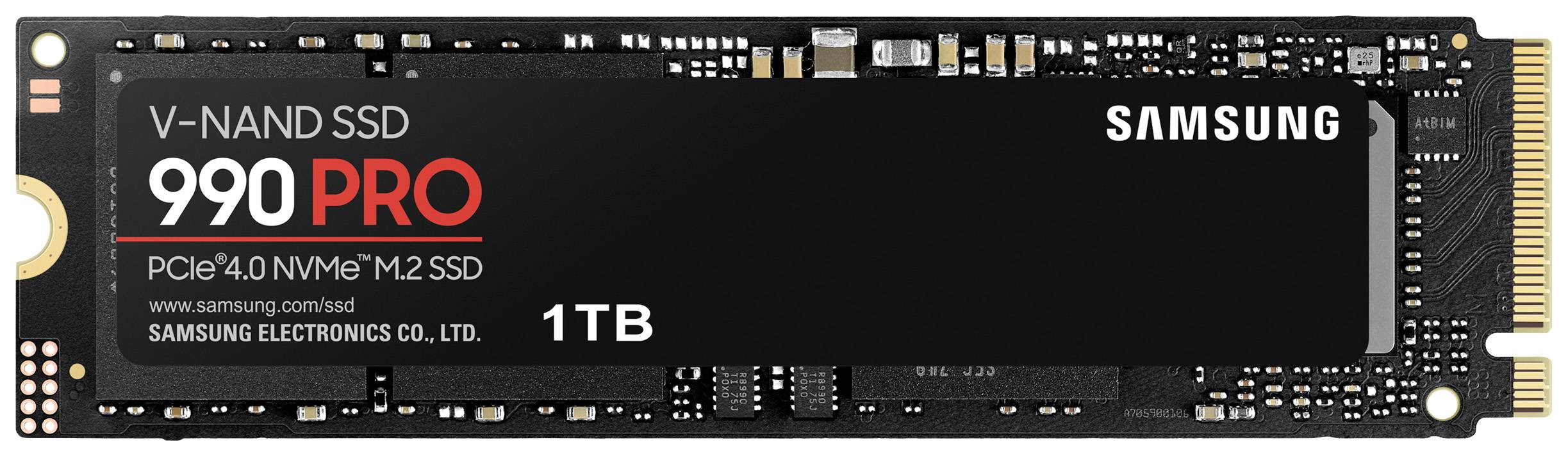 Samsung 990 PRO 1 TB Interne M.2 PCIe NVMe SSD 2280 PCIe NVMe 4.0 x4 Retail MZ-V9P1T0BW