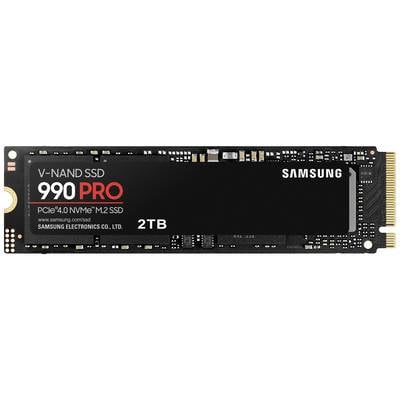 Samsung 990 PRO 2 TB Interne M.2 PCIe NVMe SSD 2280 PCIe NVMe 4.0 x4 Retail MZ-V9P2T0BW
