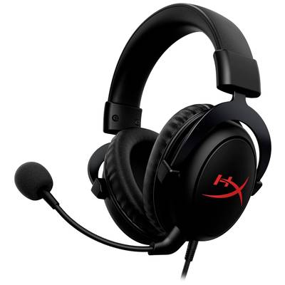HyperX Cloud Core Gaming Over Ear Headset kabelgebunden 7.1 Surround Schwarz Mikrofon-Rauschunterdrückung Headset, Surro