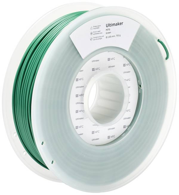 UltiMaker 227330  Filament PETG chemisch beständig, hitzebeständig 2.85 mm 750 g Grün  1 St.
