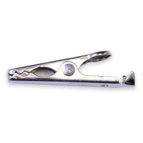 Mueller Electric BU-30 Miniatur-Krokodilklemme Stahl Klemmbereich max.: 4.80 mm Länge: 27.69 mm 1 St.