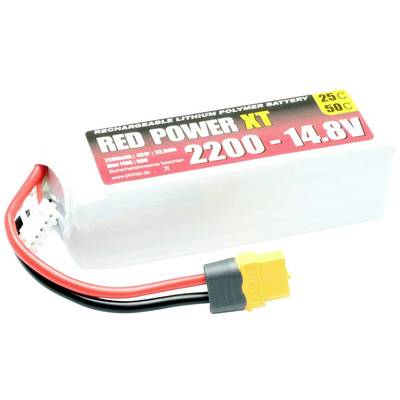 Red Power Modellbau-Akkupack (LiPo) 14.8 V 2200 mAh  25 C Softcase XT60