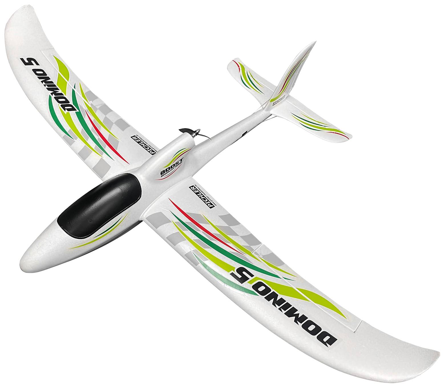 Pichler Modellbau Domino 5 RTF M2 Grün RC Einsteiger Modellflugzeug 1420 mm