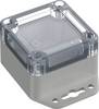 TRU COMPONENTS TC-10860408 Flansch-Gehäuse 60 x 60 x 40.10 ABS-PC Lichtgrau 1 St.