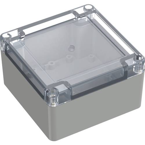 TRU COMPONENTS TC-10860524 Universal-Gehäuse 105 x 105 x 60.10 ABS-PC Lichtgrau 1 St.