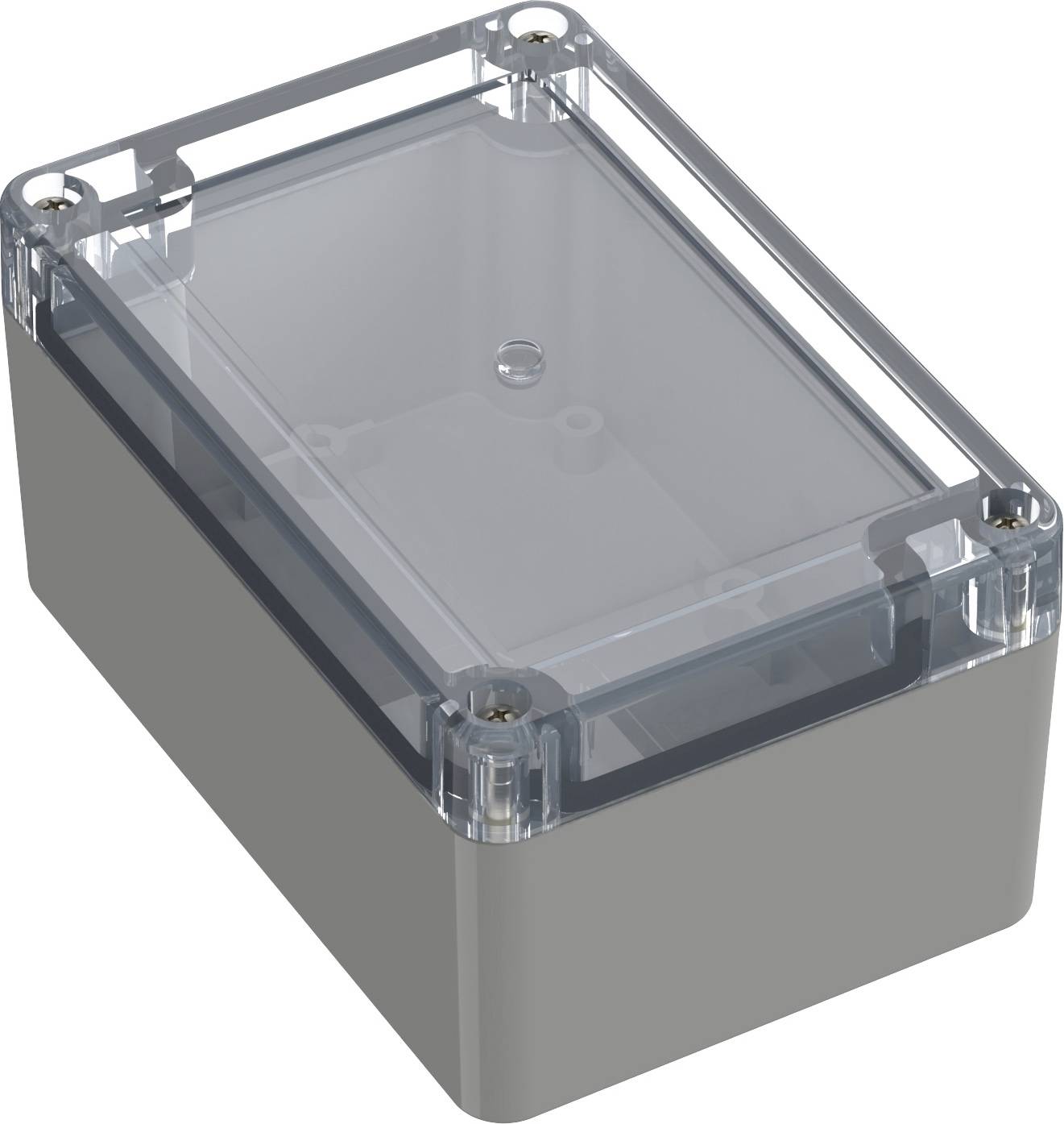 TRU COMPONENTS TC-10860604 Universal-Gehäuse 120 x 80 x 60.20 ABS-PC Lichtgrau 1 St.