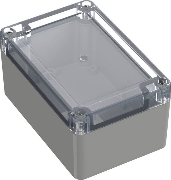 TRU COMPONENTS TC-10860604 Universal-Gehäuse 120 x 80 x 60.20 ABS-PC Lichtgrau 1 St.