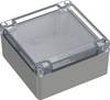 TRU COMPONENTS TC-10860676 Universal-Gehäuse 119.80 x 119.80 x 60.10 Polycarbonat Lichtgrau 1 St.