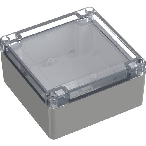 TRU COMPONENTS TC-10860680 Universal-Gehäuse 119.80 x 119.80 x 60.10 ABS-PC Lichtgrau 1 St.