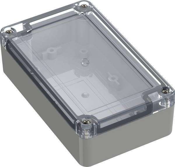 TRU COMPONENTS TC-10860704 Universal-Gehäuse 125 x 75 x 37.20 ABS-PC Lichtgrau 1 St.