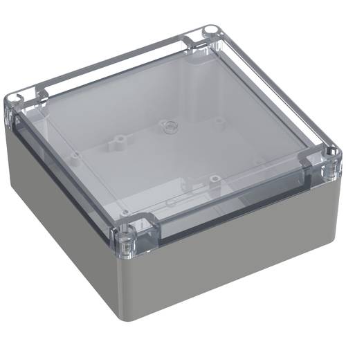 TRU COMPONENTS TC-10860736 Universal-Gehäuse 134.70 x 134.70 x 60.10 ABS-PC Lichtgrau 1 St.
