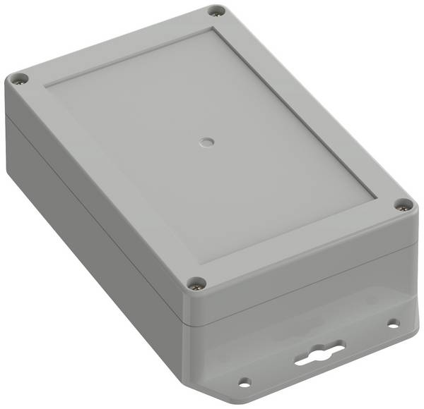 TRU COMPONENTS TC-10860748 Flansch-Gehäuse 150 x 100 x 45 Polycarbonat Lichtgrau 1 St.