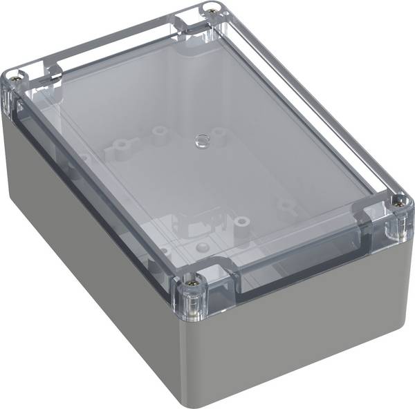 TRU COMPONENTS TC-10860780 Universal-Gehäuse 150 x 100 x 60 Polycarbonat Lichtgrau 1 St.