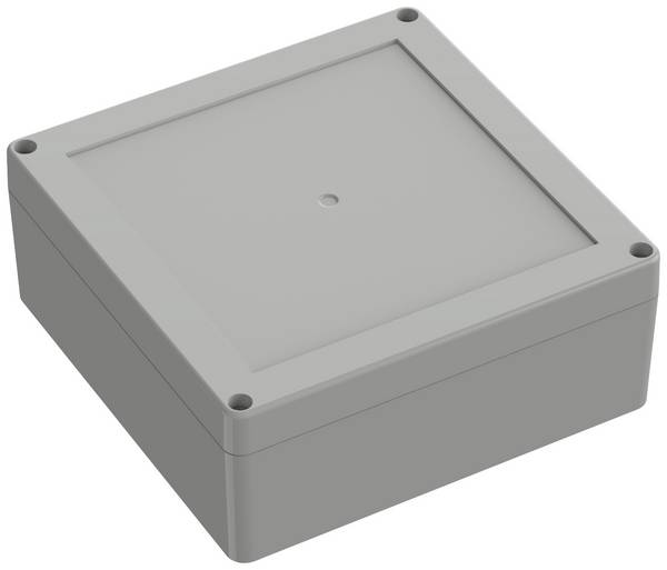 TRU COMPONENTS TC-10860856 Universal-Gehäuse 149.90 x 149.90 x 60 Polycarbonat Lichtgrau 1 St.