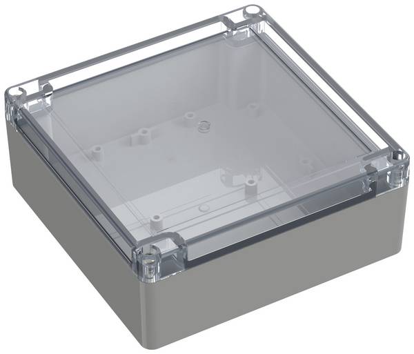 TRU COMPONENTS TC-10860872 Universal-Gehäuse 149.90 x 149.90 x 60 ABS-PC Lichtgrau 1 St.