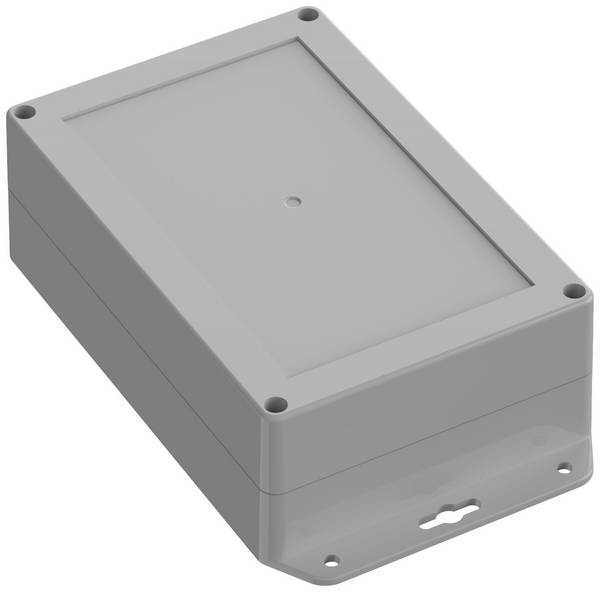 TRU COMPONENTS TC-10860884 Flansch-Gehäuse 179.90 x 119.90 x 60.20 Polycarbonat Lichtgrau 1 St.