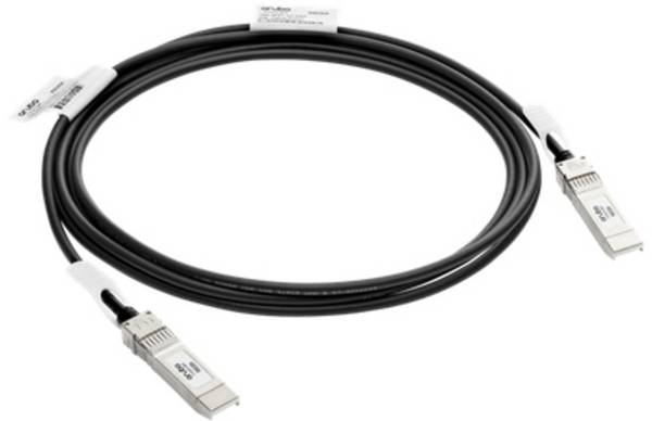 aruba R9D20A Glasfaser LWL Anschlusskabel 3.00 m Schwarz, Silber [1x SFP+ - 1x SFP+]