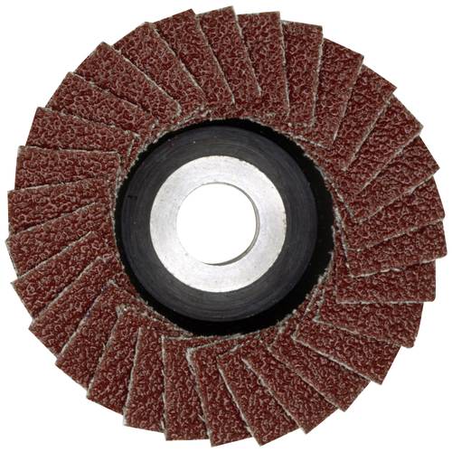 Proxxon 28591 Lamellenschleifscheibe Durchmesser 50 mm Bohrungs-Ø 10 mm Temperguss, Grauguss, Edelstahl, Stahl, NE-Metal...