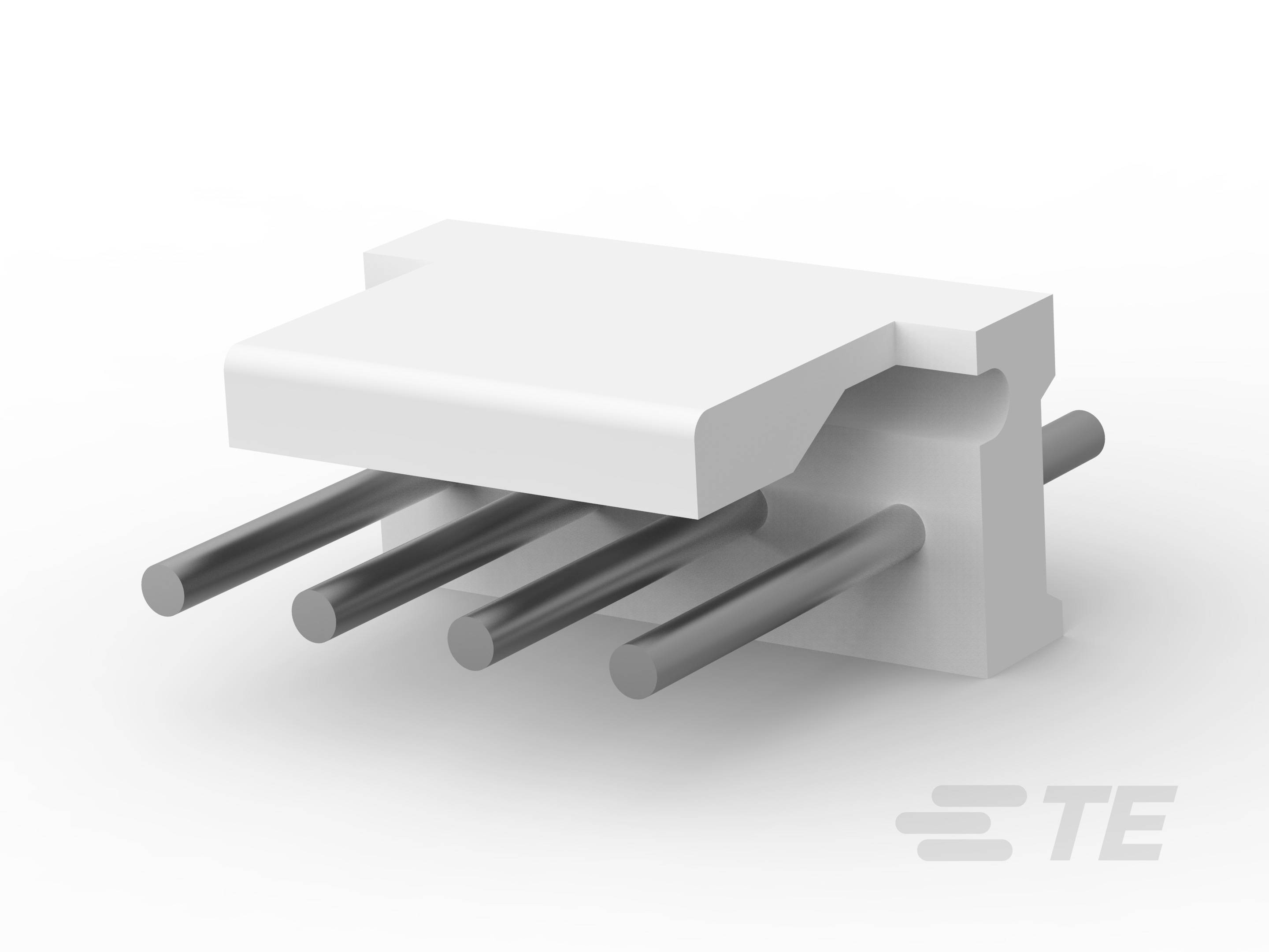 TE CONNECTIVITY Stiftleiste (Standard) MTA-156 Polzahl Gesamt 4 644753-4 1 St.