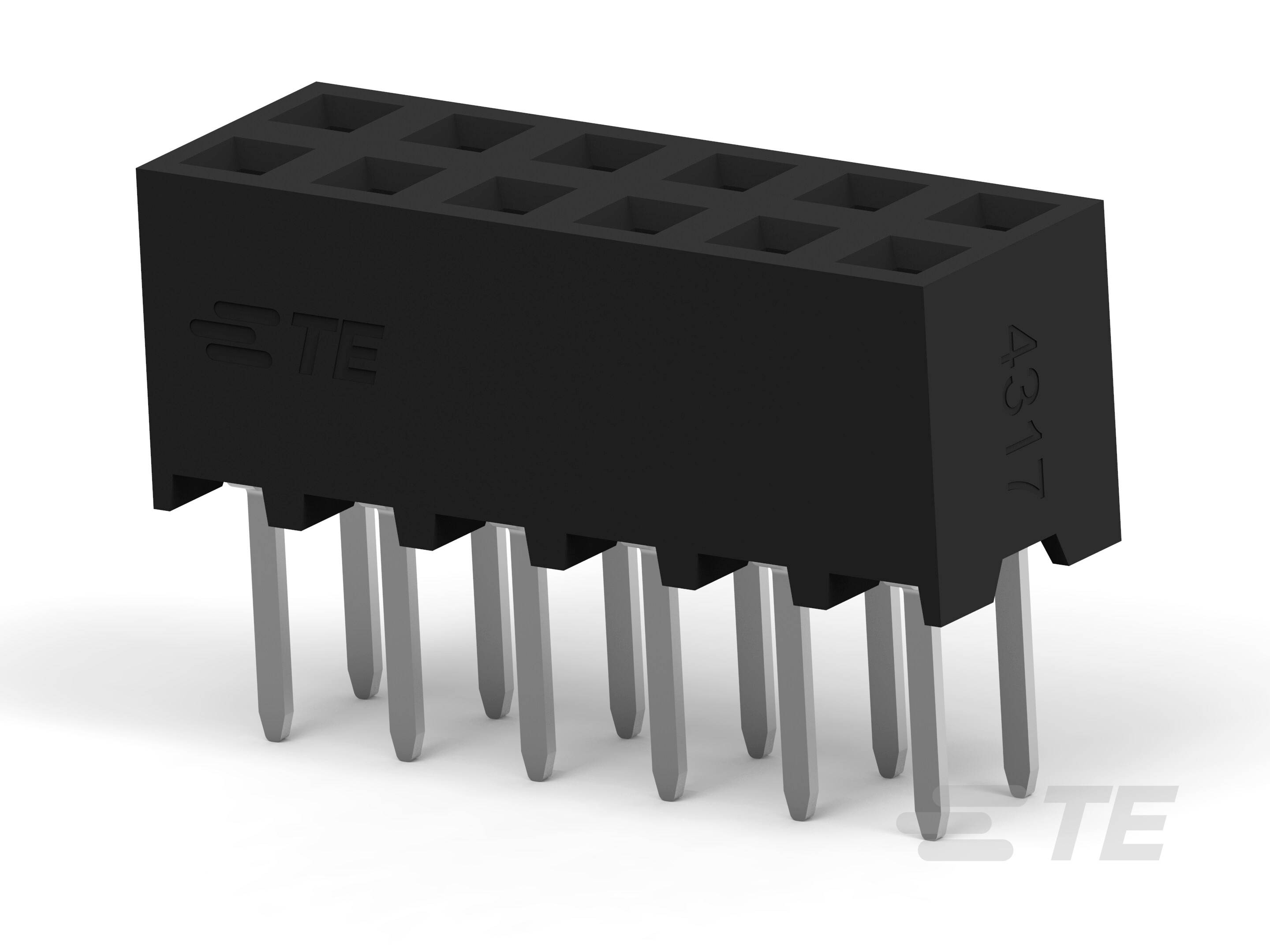 TE Connectivity Buchsengehäuse-Platine 1-2314820-4 40 St. Tube