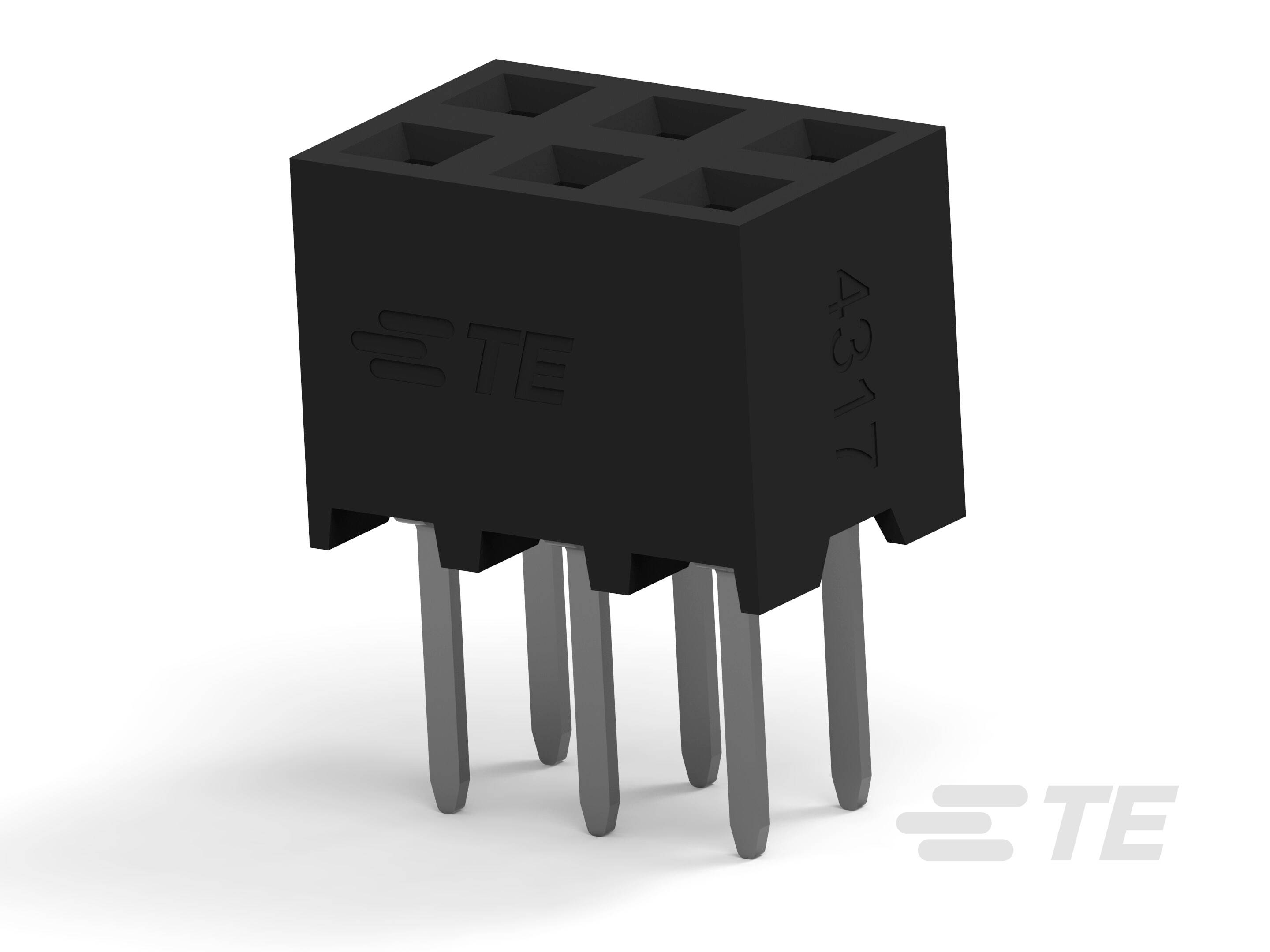 TE CONNECTIVITY Buchsengehäuse-Platine 2314820-6 90 St. Tube