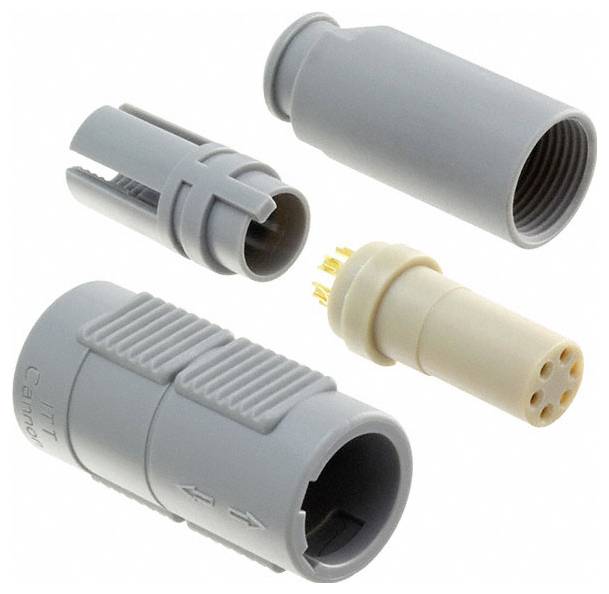 ITT 132042-0454 Rundsteckverbinder 1 St.