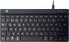 R-GO Tools Compact Break Kabelgebunden Tastatur Deutsch, QWERTZ Schwarz Ergonomisch