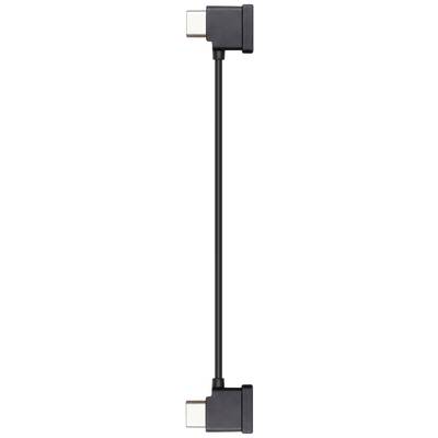 'Schwarzes HDMI-Kabel mit rechtwinkligen Anschlüssen an beiden Enden.'