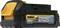 Ein Dewalt 18V Lithium-Ionen-Akku mit der Bezeichnung 'Power Stack', bekannt für kompakte und langlebige Leistung.