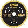 DEWALT DT20432-QZ DT20432-QZ Kreissägeblatt 210 x 30 x 2.4 mm Zähneanzahl: 24 1 St.