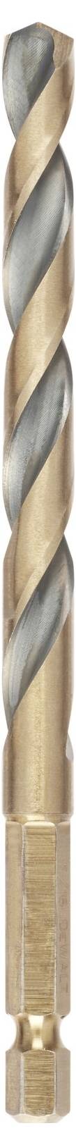 Ein Bohrer mit spiralförmigem, metallischem Design, geeignet für präzises Bohren in verschiedenen Materialien.