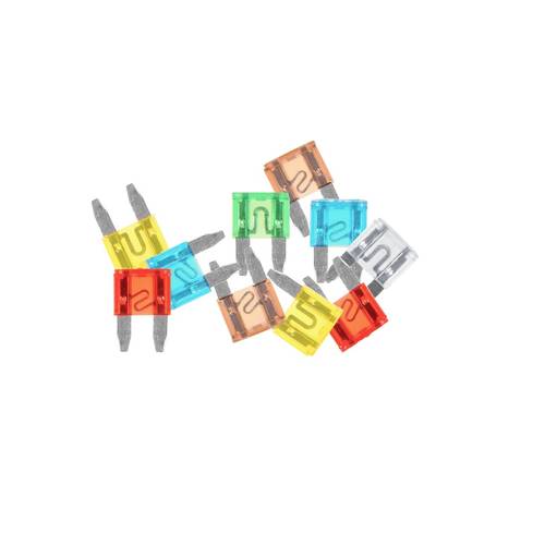 IWH Mini Sicherungen-Set 19019 Kfz Mini Flachsicherung 10 St.