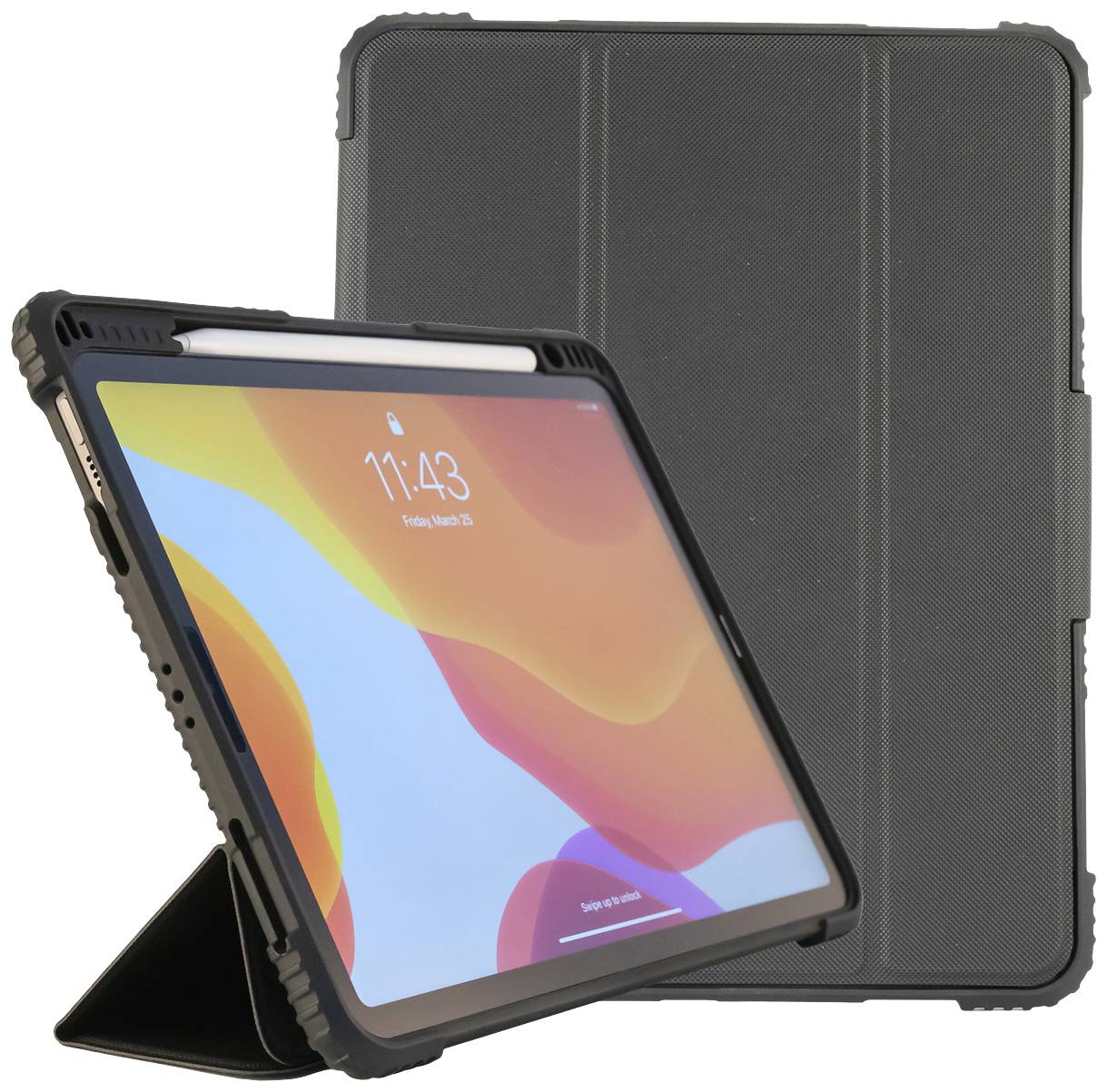 4SMARTS Folio Case Endurance für Apple iPad 10.2 (2021/2020/2019) schwarz