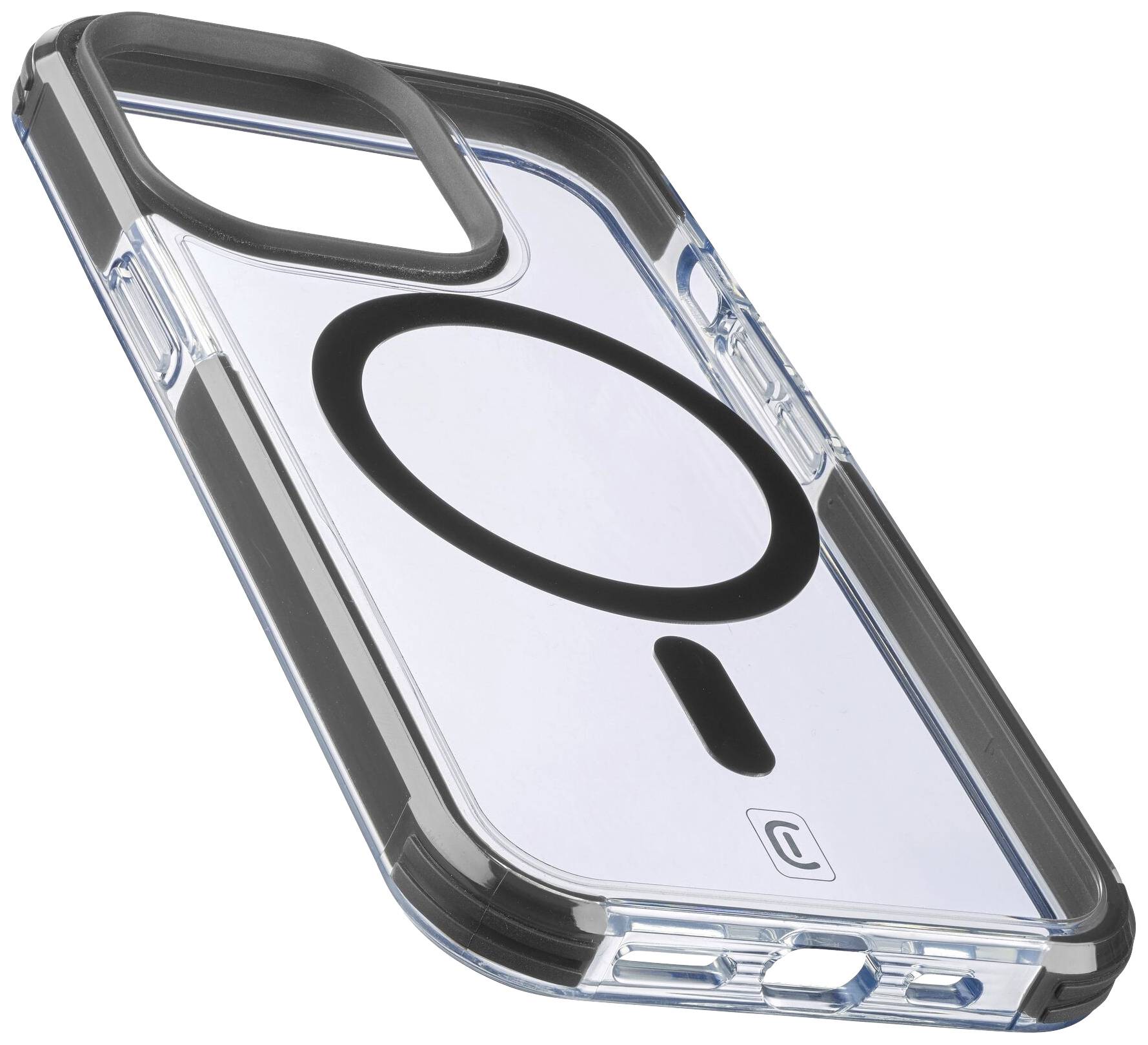 CELLULARLINE Strong Guard Mag Case Backcover Apple iPhone 14 Pro Transparent, Schwarz