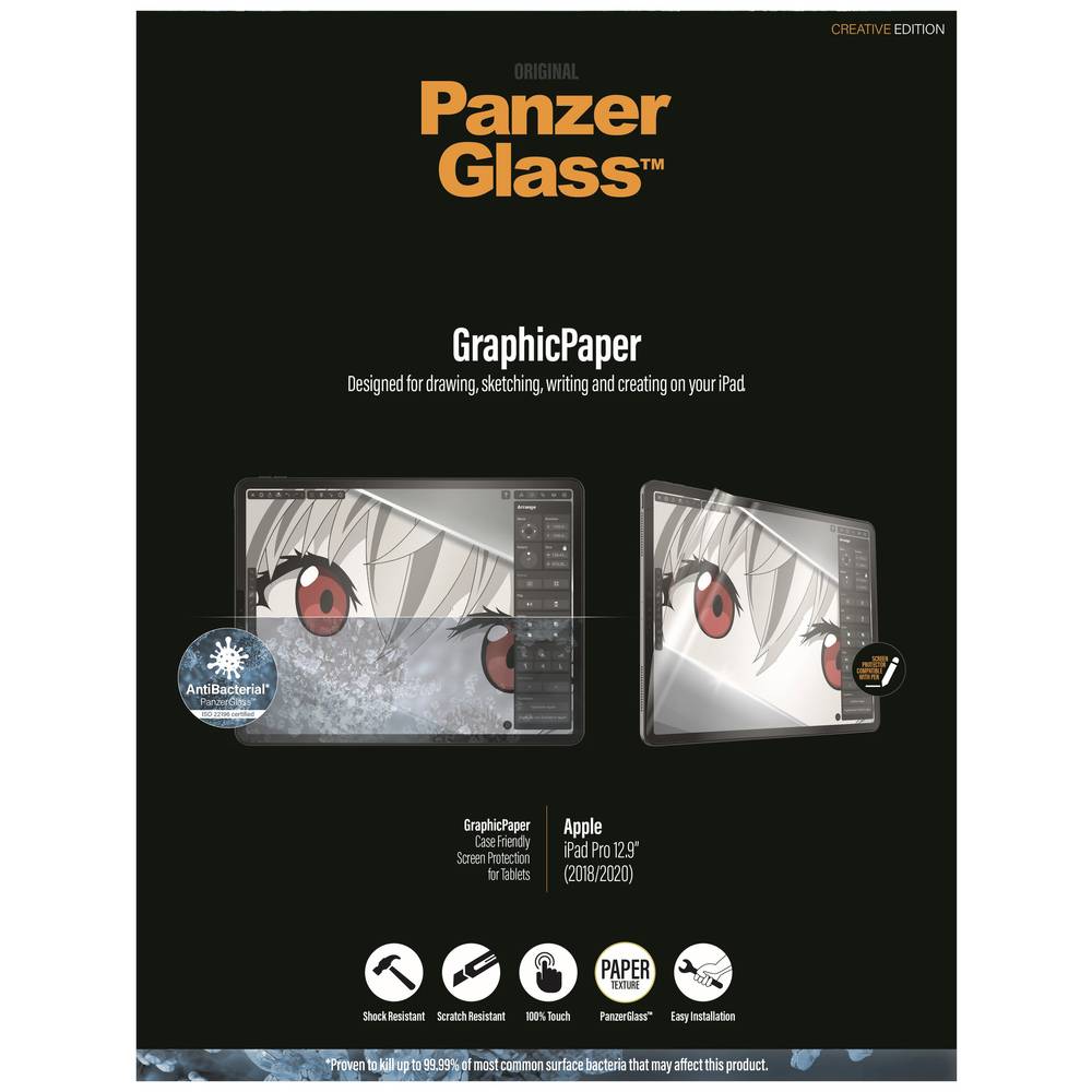 PanzerGlass GraphicPaper Apple iPad Pro 12.9 inch (2020)-(2018) Screenprotector Kunststof