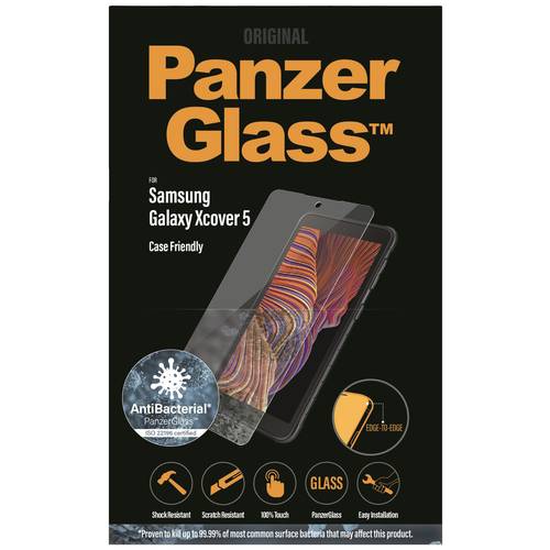 PanzerGlass 7267 Displayschutzglas Samsung Galaxy XCover 5 1 St. Anti-Fingerprint, antibakteriell 7267