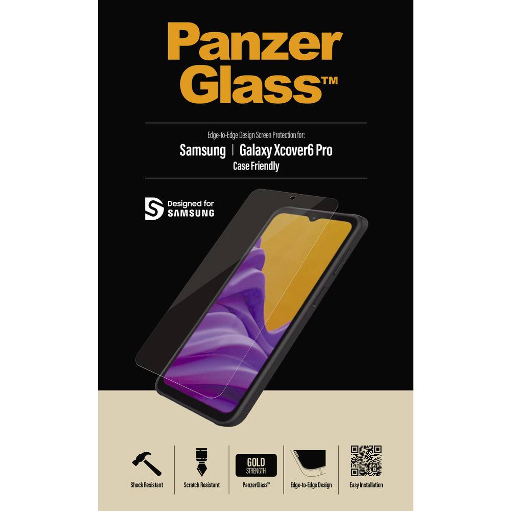 PanzerGlass 7309 7309 Screenprotector (glas) Geschikt voor: Galaxy XCover 6 Pro 1 stuk(s)