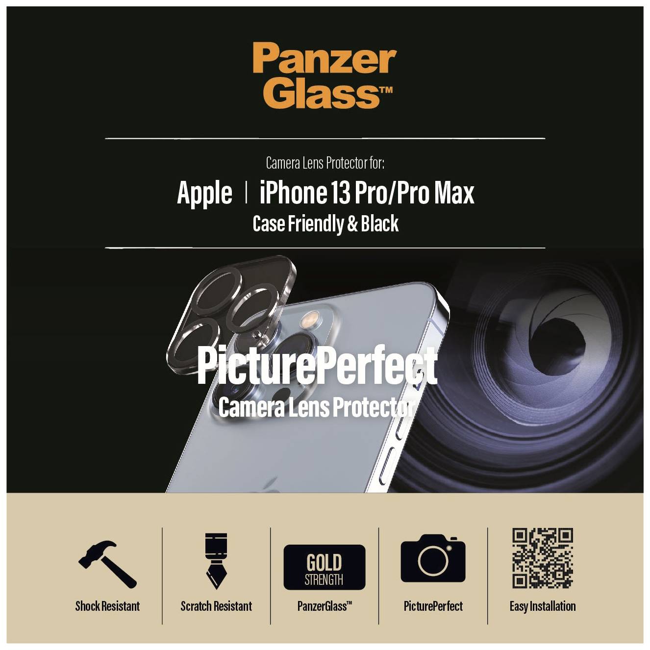 PANZERGLASS Camera Protector Kameraschutzglas iPhone 13 Pro, iPhone 13 Pro Max 1 St. 384